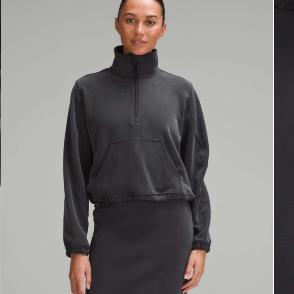 lululemon athletica Tops - Lululemon Brushed Softstreme Half Zip